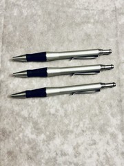 CELEBREX PHARMACEUTICAL REP PENS METAL SILVER BLACK GRIPS CHROME CLIP LOT OF 3