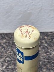 USP Cocoa Butter Woltra Co Vintage Metal Canister w/ Product Advertising
