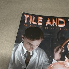Tile And Till Magazine Eli Lilly And Company March 1934 Indianapolis Indiana