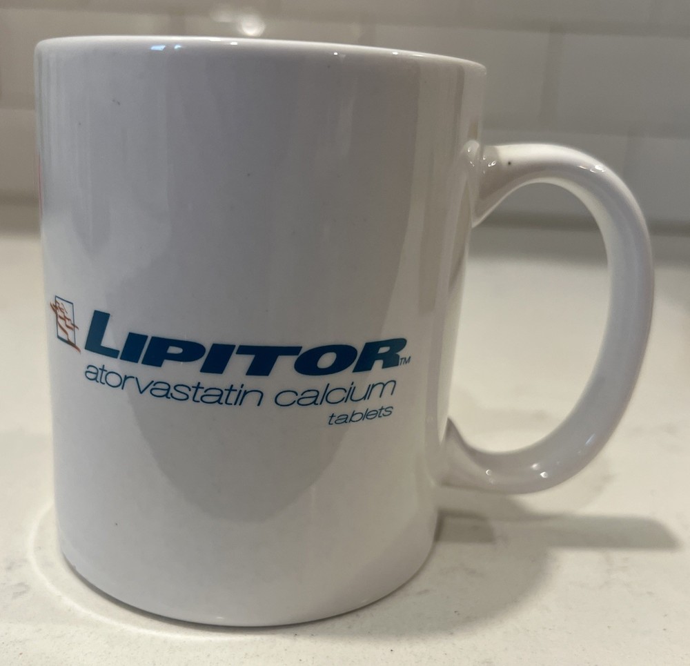 Lipitor Astorvastatin Calcium Pharmacy Drug Rep. Advertising Coffee Mug Cup