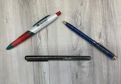 Small Lot Of 3 Pharmaceutical Promo Pens Diovan, Glucotrol XL, Plendil, Pfizer