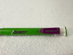 AVALIDE Drug Rep Ink PEN Collectible Pharmaceutical Advertising Purple Green