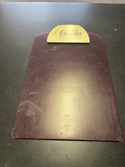 Vtg drug rep Pharmaceutical Advertising Promo Enablex clipboard Used Movie Prop