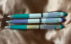Pulmicort- Set of 3 Multicolor-Pharmaceutical Drug Rep Pen