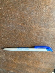Viagra Drug Rep Promotional Pen Blue silver great collectible stored away sharp 