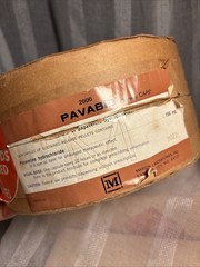VTG Round Cardboard Pharmacy Container & Lid *Empty Continental Can Co NY Unique