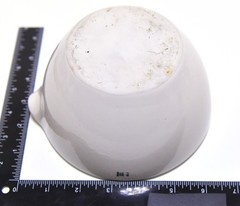 LARGE COORS 522-4 MORTAR AND 332-4 PESTLE WHITE CERAMIC