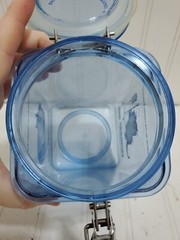 Vtg Pharmaceutical PROTONIX IV Plastic Container Drug Rep Rare Promo Canister