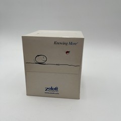 Rare Zoloft Tissue Box Pharmaceutical Drug Rep Promotional Swag Pfizer