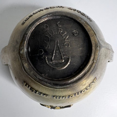Rx Pharmacy Class 1972 Secundum Artem Brass Mortar and Pestle Schering HEAVY