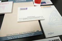 Drug Rep Pharmaceutical Partial Sticky Notes Stapler Pharma Lot Vtg