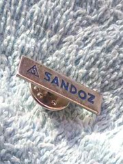 🔴SANDOZ Pharmaceuticals pin LSD Albert Hofmann Logo pin badge🔴