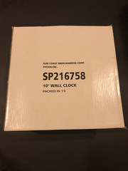 Brand New Pfizer 10″ Tekturna Clock, Limited Edition, Battery Included, Ships🆓!
