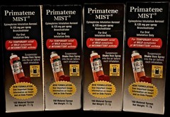 4 Primatene Mist Epinephrine Inhalation Aerosol Bronchodilator 160 Sprays 12/26+
