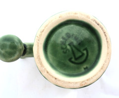 Vintage McCoy Green Schering Coricidin Pharmacy Mug
