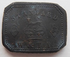 Victorian Two Drams Apothecary Weight Standard W&TA