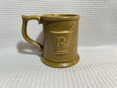 “PHARMACIST” Brown Speckled/Embossed Scales & Rx Mortar&Pestle-Col. Tankard/Mug