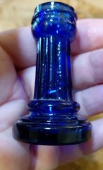 VTG. Blue Rexall Puretest Tincture of Iodine Bottle W/ Glass Dauber (10) Extra