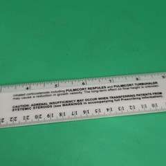Pulmicort Pharmaceutical Drug Rep Collectible Ruler 12″ Vintage Promo