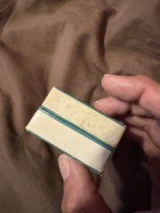 Vintage Long’s RX Medicine Prescription Pill Box With Pharmacy Label & Gum 1960