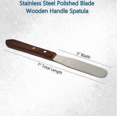Pharmacy Spatula, Engraved Mortar and Pestle, 3 Inch Stainless Steel Blade