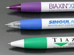 Biaxin Singulair Tiazac PENS Drug Rep Pharmaceutical Promo Advertising Lot of 3