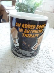 Drug Rep Mug Tolectin Arthritis Therapy Advertising Pharmaceutical 3-D Ceramic