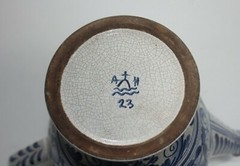 Italian Majolica Apothecary jar, Sirup Tamarin Dorum