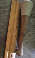 Vintage Wooden Apothecary Mortar & Pestle set