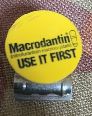 Vintage Drug Rep Pharmaceutical Promo Medical Ad Magnet w/clip – Macrodantin