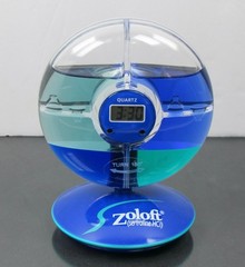 Zoloft Blue Water Digital Desk Color Clock Drug Rep Pharmaceutical Promo RARE