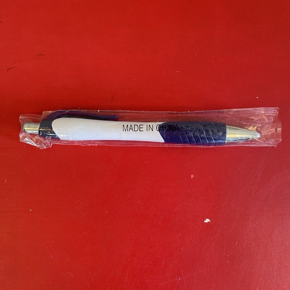 Drug Rep LANTUS Insulin Glargine Collectible Metal Pen RARE Blue And White