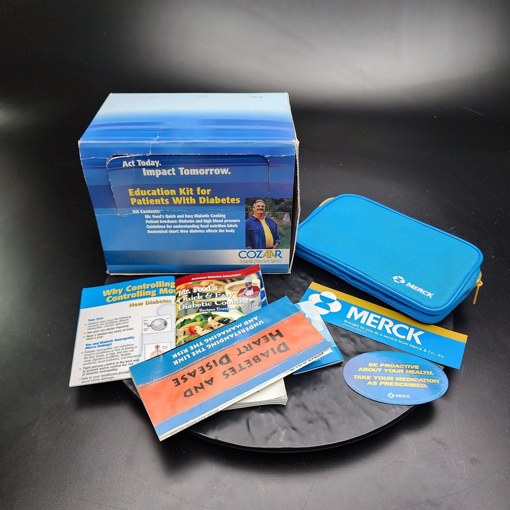 Cozaar Education Kit for Patients with Diabetes Guidelines Vintage Collectible