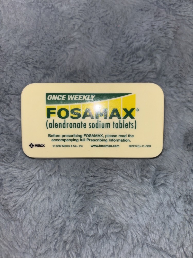 FOSAMAX Pharmaceutical Drug Rep promo Magnetic Clip Vintage Collectible
