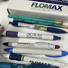Pharmaceutical Drug Rep Pens Pencils Massager Percussion Hammer Lexapro Norvasc