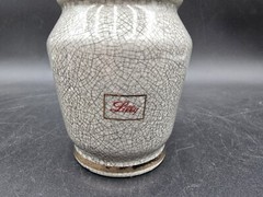 Vintage 1970’s Eli Lilly Pro Dolore Moderata Crackle Porcelain Medicine jar