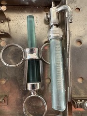 Antique DIRECT BLOOD TRANSFUSION KIT Battlefield? Field Doctor In Case