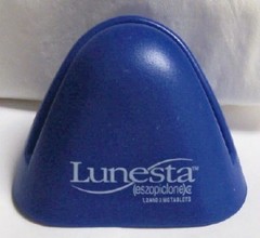 LUNESTA DRUG REP LOGO PAGE PAL PAPERWEIGHT PAPER HOLDER