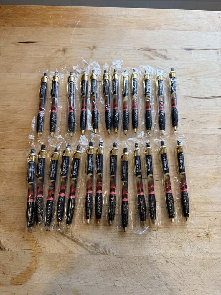 Vintage Rocephin Pharmaceutical Drug Rep Pens (25) Lot 20th Anniversary