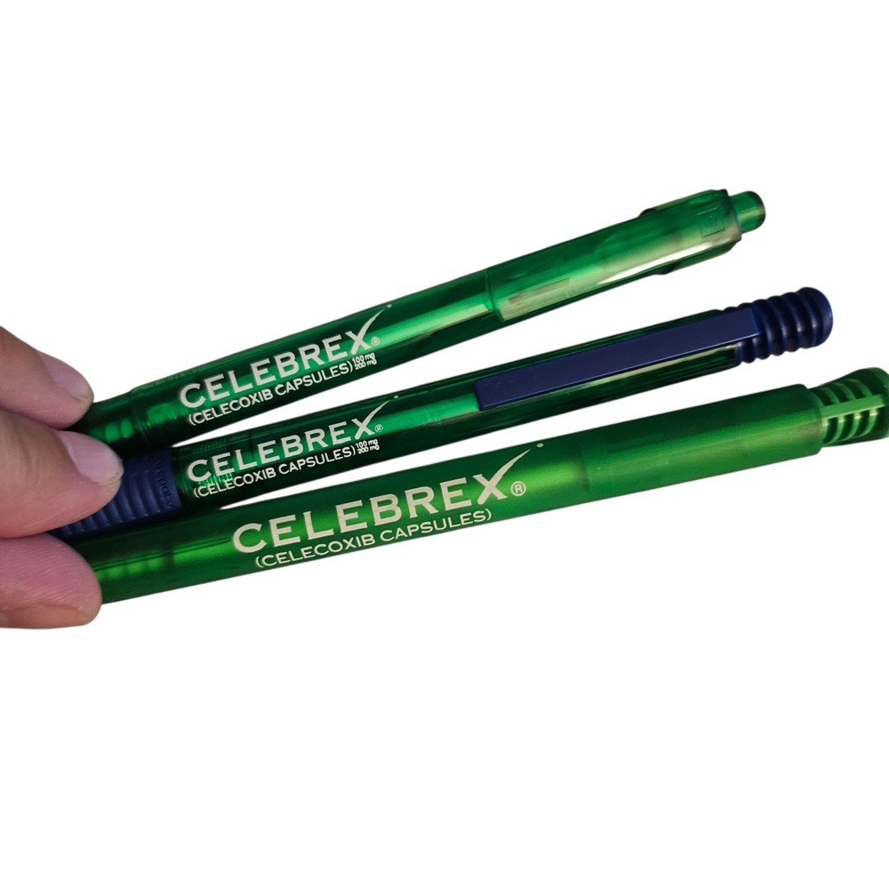Lot Of 3 Celebrex PENS, DRUG REP. Pharmaceutical Untested