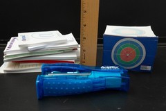 Pharmaceutical Drug Rep Partial Notepad Sticky Notes Stapler Message Pad Lot Vtg