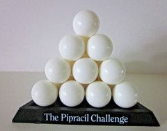 Vtg Medical Advertising Puzzle Stacking Balls Pyramid 1986 Pipracil Challenge