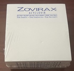 Zovirax Pharmaceutical Drug Rep Promo Post It Notes 2.75 inch Square