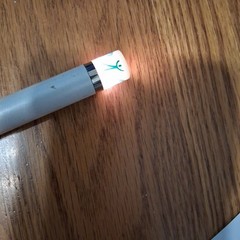 VIAGRA Pfizer Pharmaceutical Pens Flashlight Bullet Chrome Blue RARE HTF Detrol