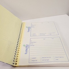 Lunesta Pharmaceutical Rep Message Taking Notebook Spiral Pad of Paper