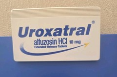 Uroxatral HCL Clipboard Drug Rep Promo 2000s Blue Plastic EUC