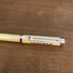 Vintage Viagra Pharmaceutical Yellow Drug Rep Pen