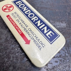 Vtg c.1960s BONDORNINE Advertising Medical Tin – GERMAN – EMTPY / NO CONTENTS