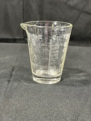 Vintage Apothecary Measuring Glass “Dessert” Marker Medicine Shot Glass