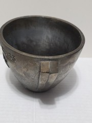 Vintage 1967 Cast Iron Pharmacy Class Mortar & Pestle Rx Graduation